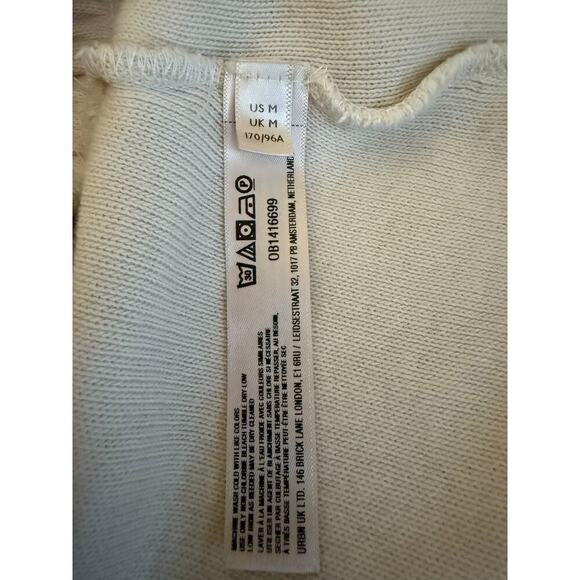 Free People Beach FP Flounce Ruffle Raw Hem Mini Skirt Women’s Size M Cream - Picture 6 of 6